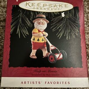 VTG 1994 Hallmark Keepsake Ornament - Santa in Red and Yellow